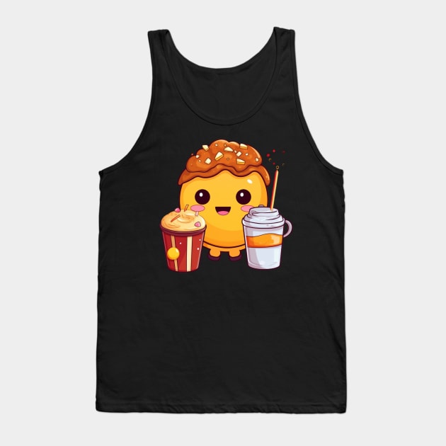 Donut kawaii  junk food T-Shirt cute  funny Tank Top by nonagobich